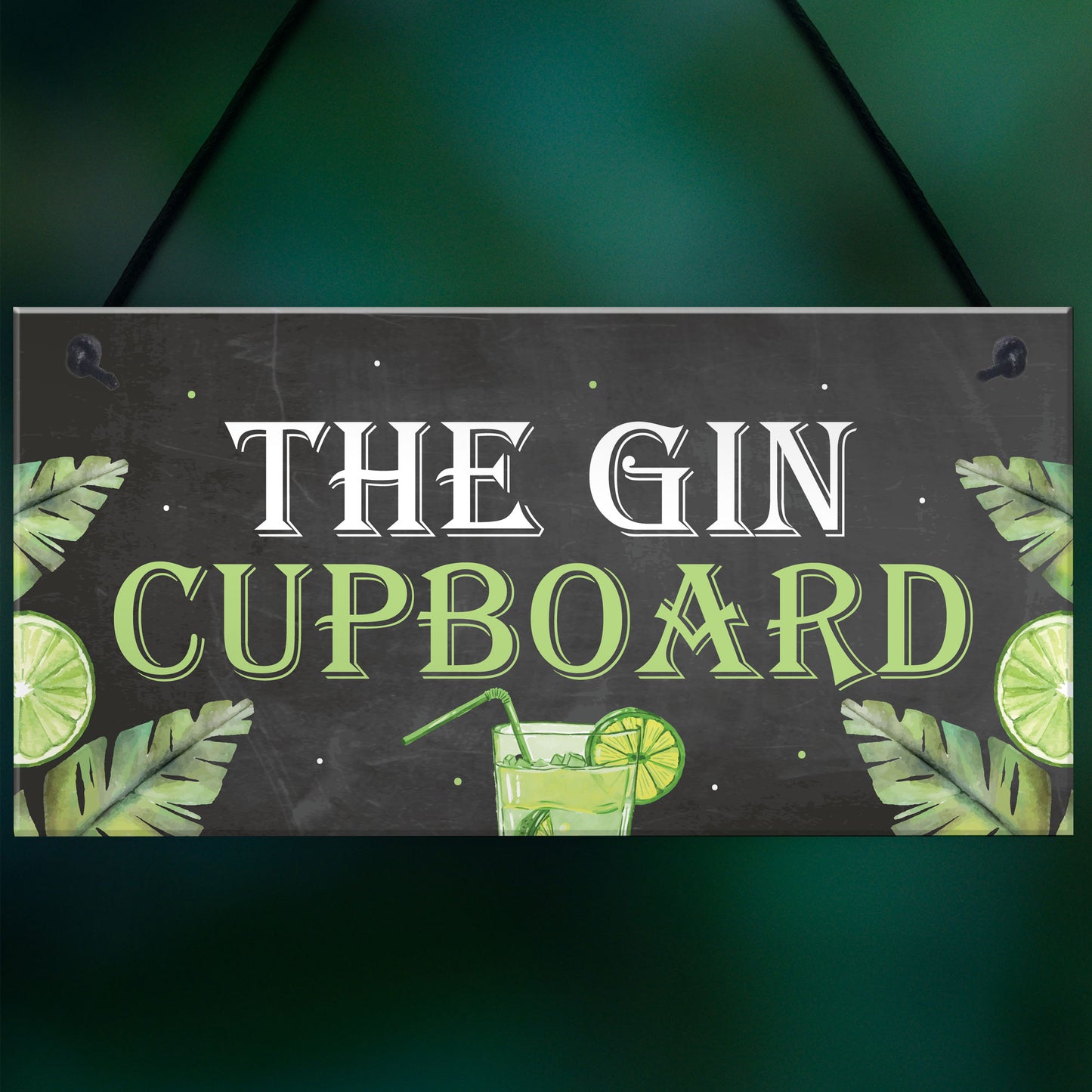 Funny Alcohol Sign Gin Gifts Man Cave Home Bar Pub Plaque