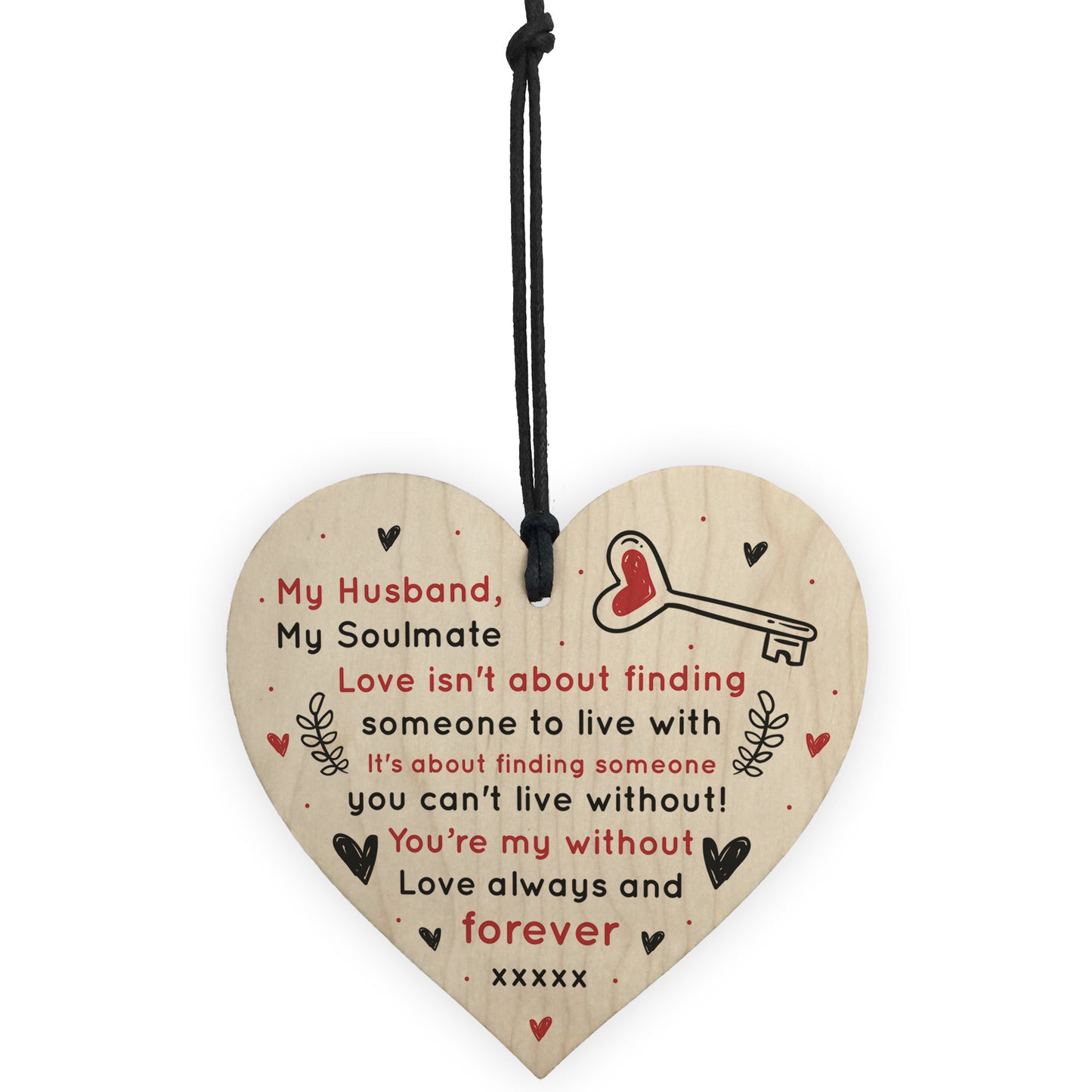 Soulmate Gift For Husband Heart Anniversary Gift For Husband