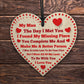 Anniversary Gift For Men MY MAN Heart Birthday Gift For Husband