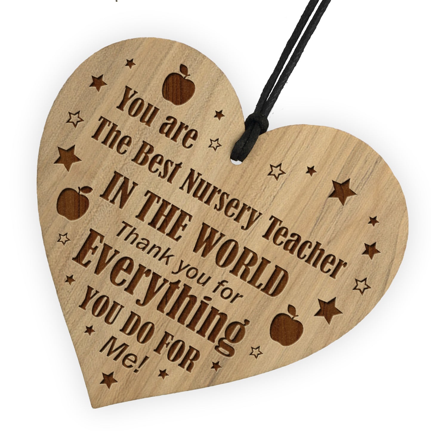 Nursery Teacher Appreciation Gifts Engraved Heart Leaving School