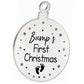 Bumps First Christmas Heart Decoration Acrylic Christmas Baubles