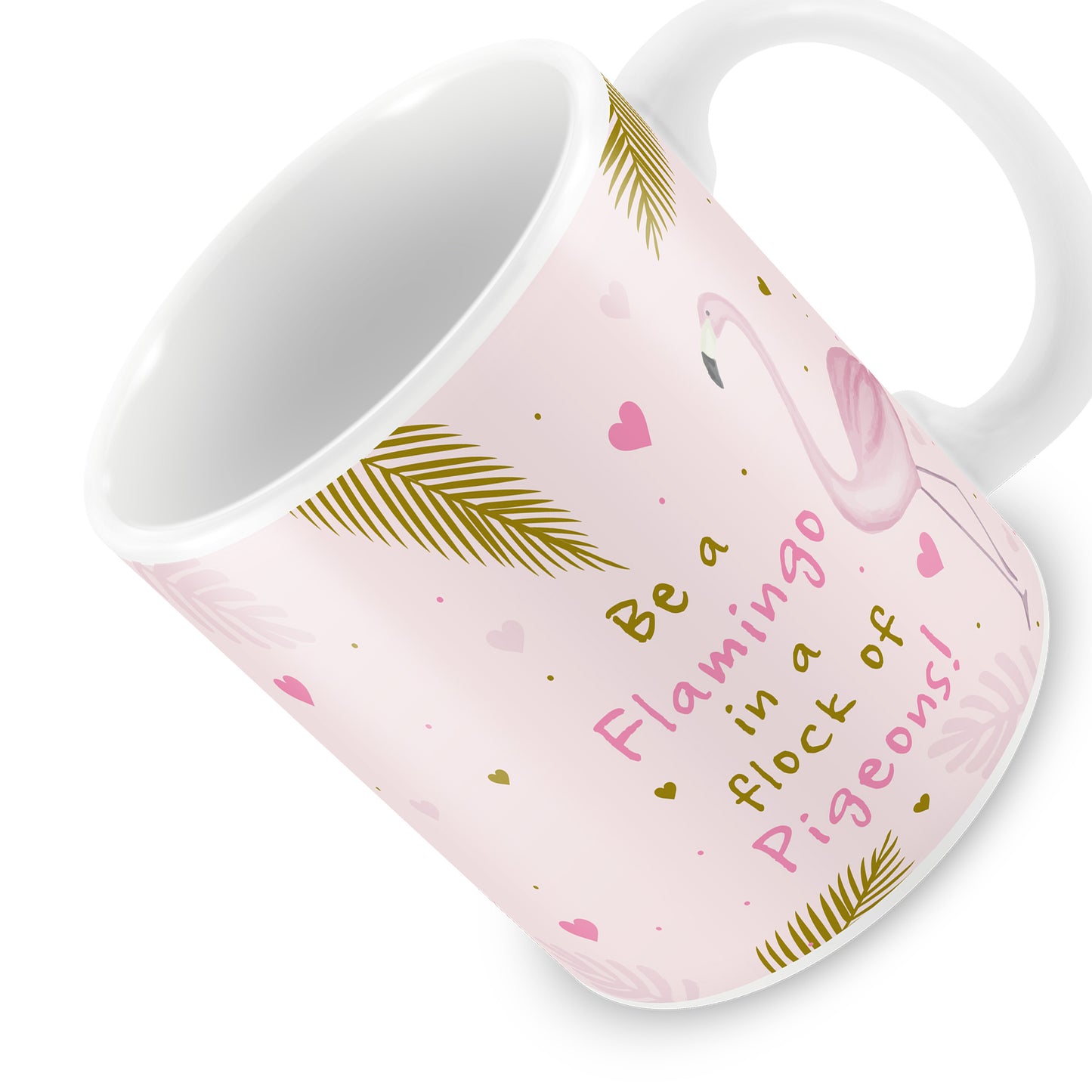 Novelty Flamingo Mug Funny Motivational Birthday Christmas Gift