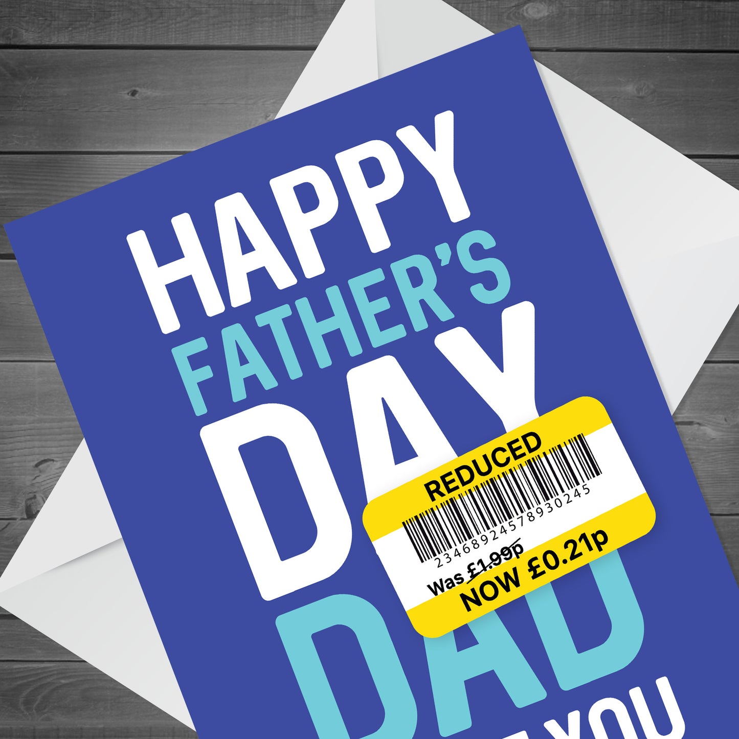 Dad Fathers Day Card Funny Fathers Day Card Funny Card Reduced
