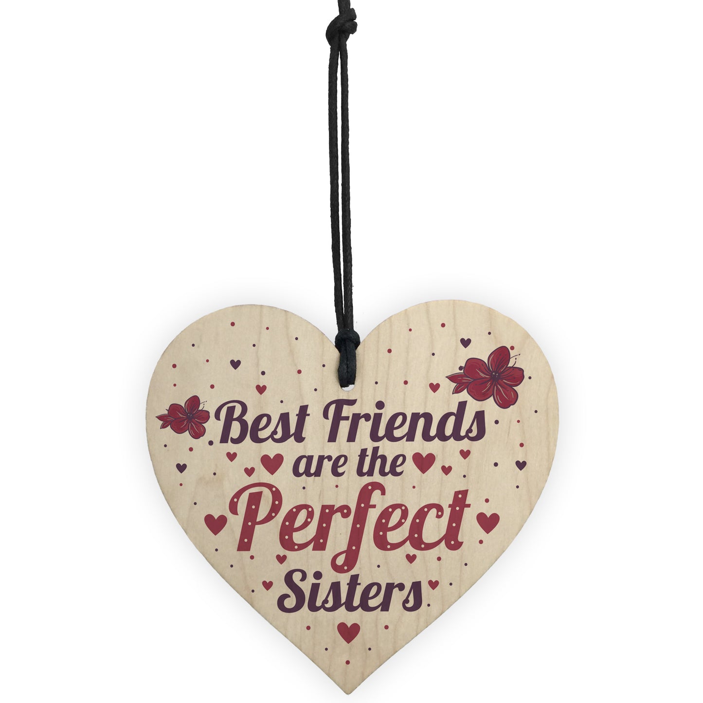 BEST FRIEND SISTER Plaque Thank You Gift Heart Keepsake Gift