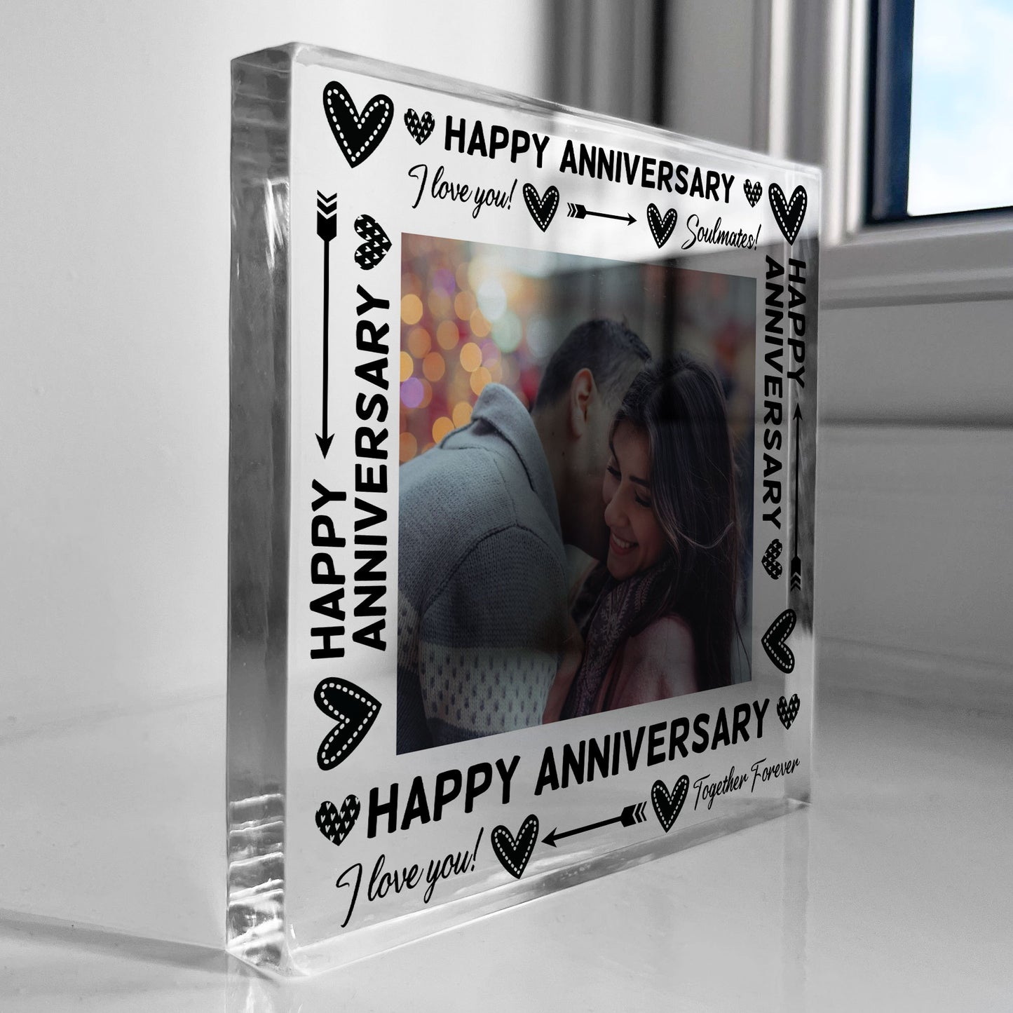 Personalised Anniversary Gifts For Husband Wife 1st 2nd 10th