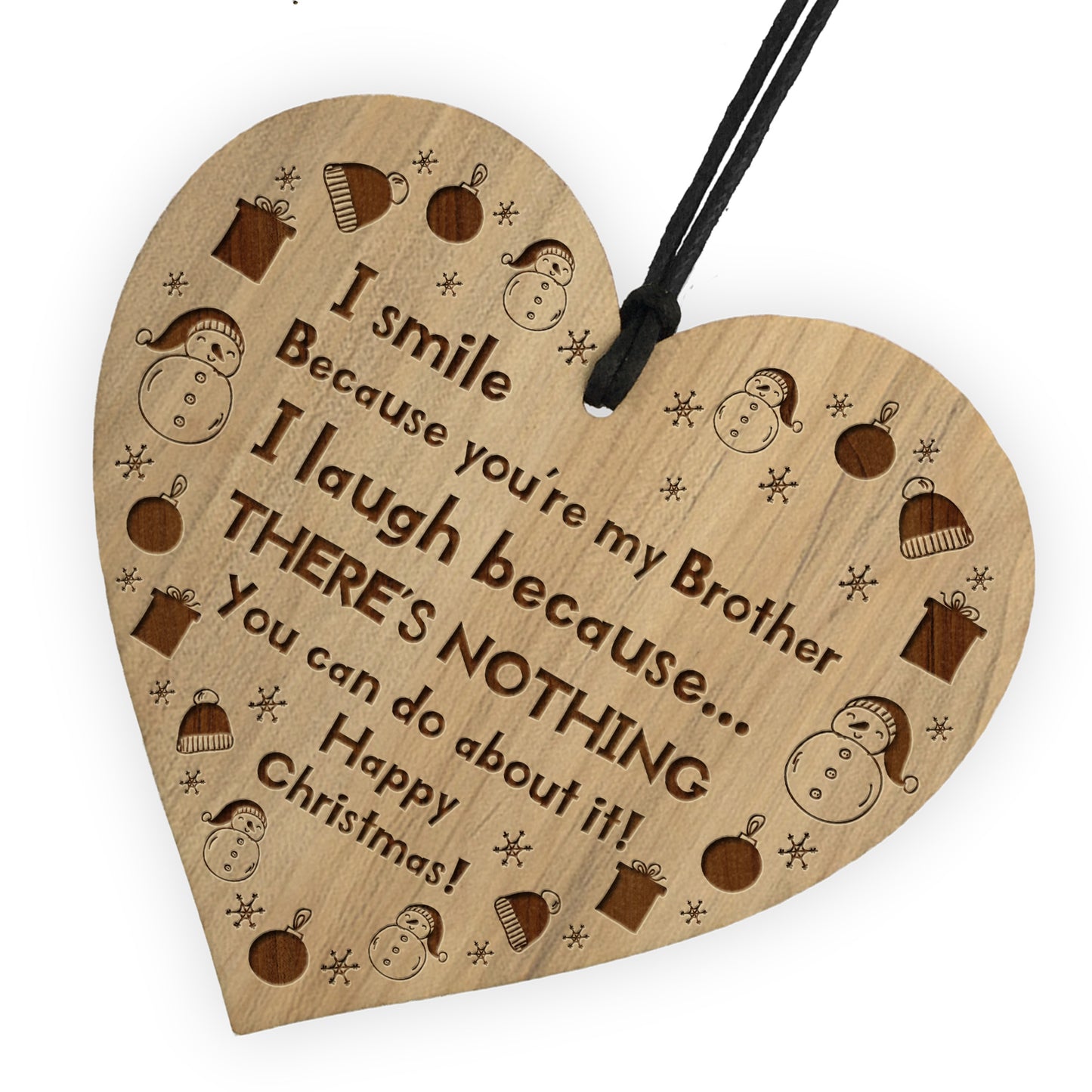 Joke Brother Gifts Funny Christmas Gift For Brother Engraved