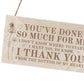 Thank You Gift For Best Friend Him Her Teacher Engraved Sign