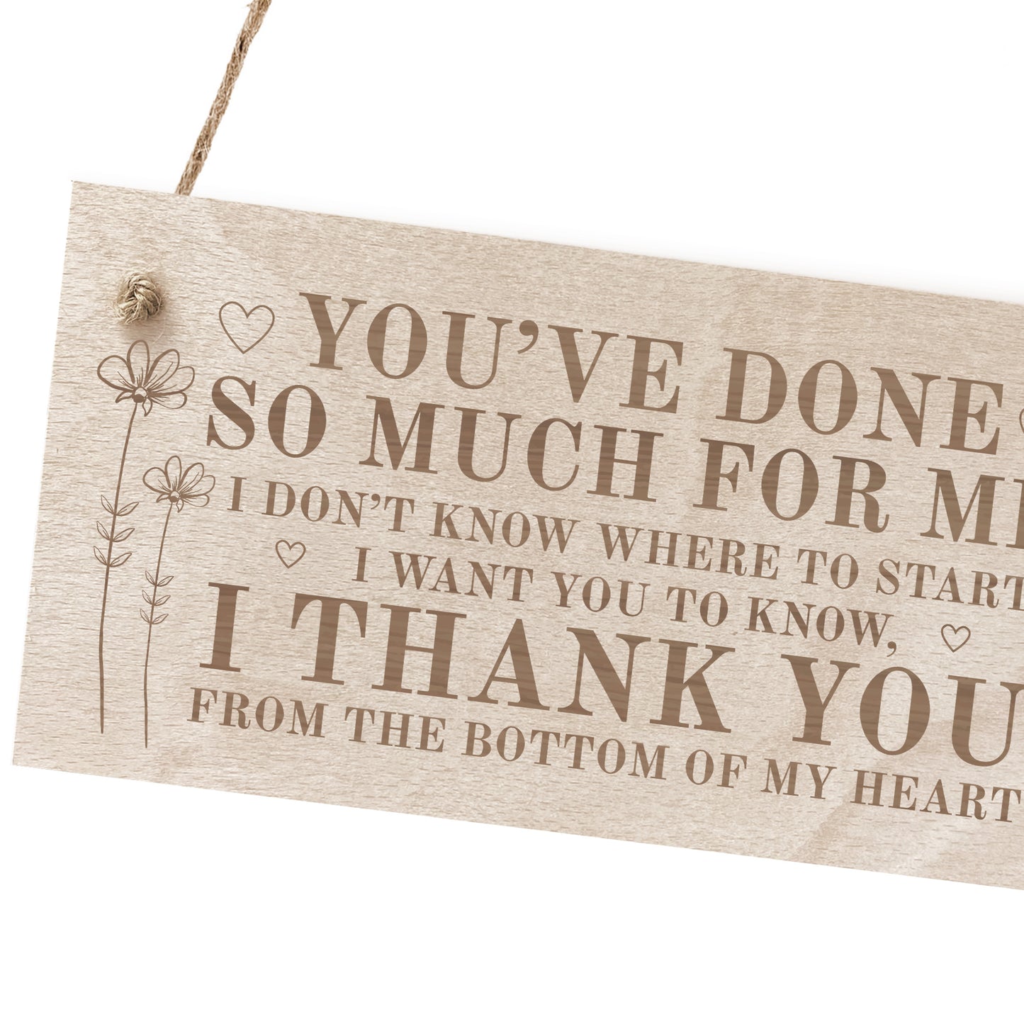 Thank You Gift For Best Friend Him Her Teacher Engraved Sign