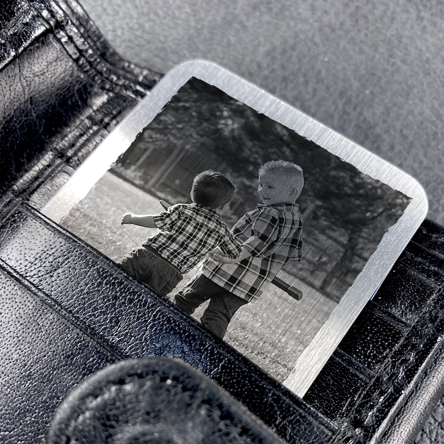 Personalised Cousin Gifts Metal Photo Card Gift For Cousin