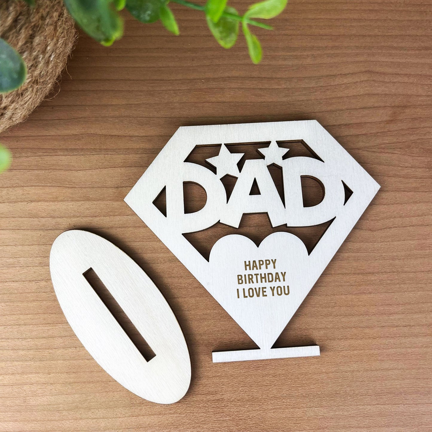 Dad Gift Plaque Birthday Gift For Dad Standing Plaque Gift