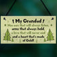 Grandad Gift Hanging Plaque Grandad Birthday Christmas Gifts