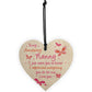 Nanny Gift For Birthday Christmas Wooden Heart Gift For Her