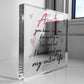 Auntie Gifts For Birthday Christmas Acrylic Block Thank You Gift
