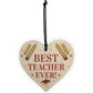 Special Thank You Gift For Teacher Wooden Heart Nursery School