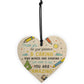 Gift For Teacher And Assistant Wood Heart Nursery Thank You Gift