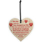 Anniversary Gift For Husband Wife Wooden Heart Gift Love Plaque