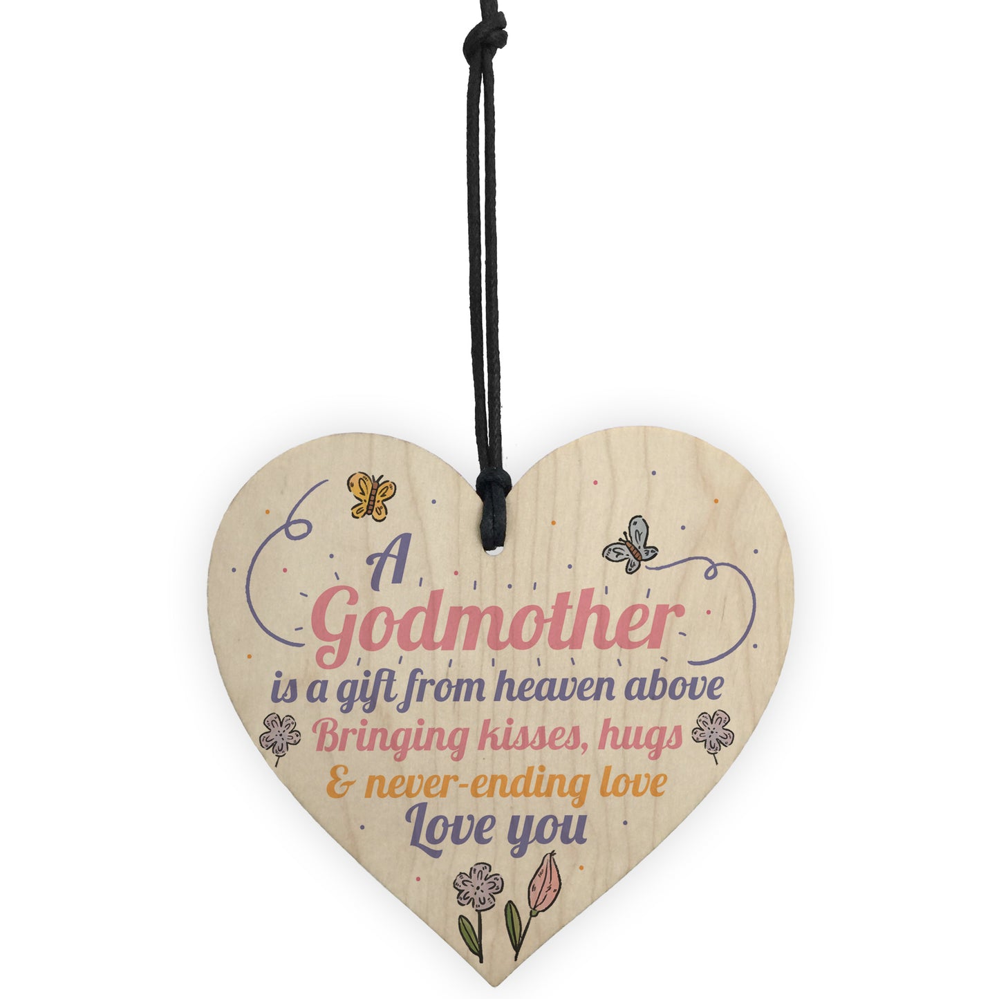 Godmother Asking Gift Thank You Sign Woos Heart Christening Gift