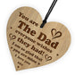 Dad Gift Engraved Heart Fathers Day Birthday Gift For Him