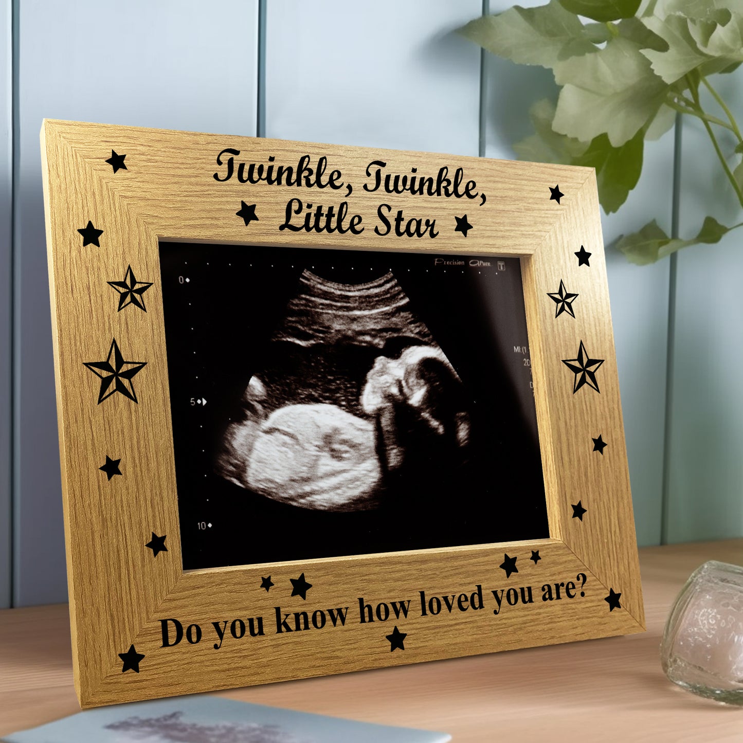 Baby Scan Photo Frame Baby Boy Baby Girl Gift Nursery Decor