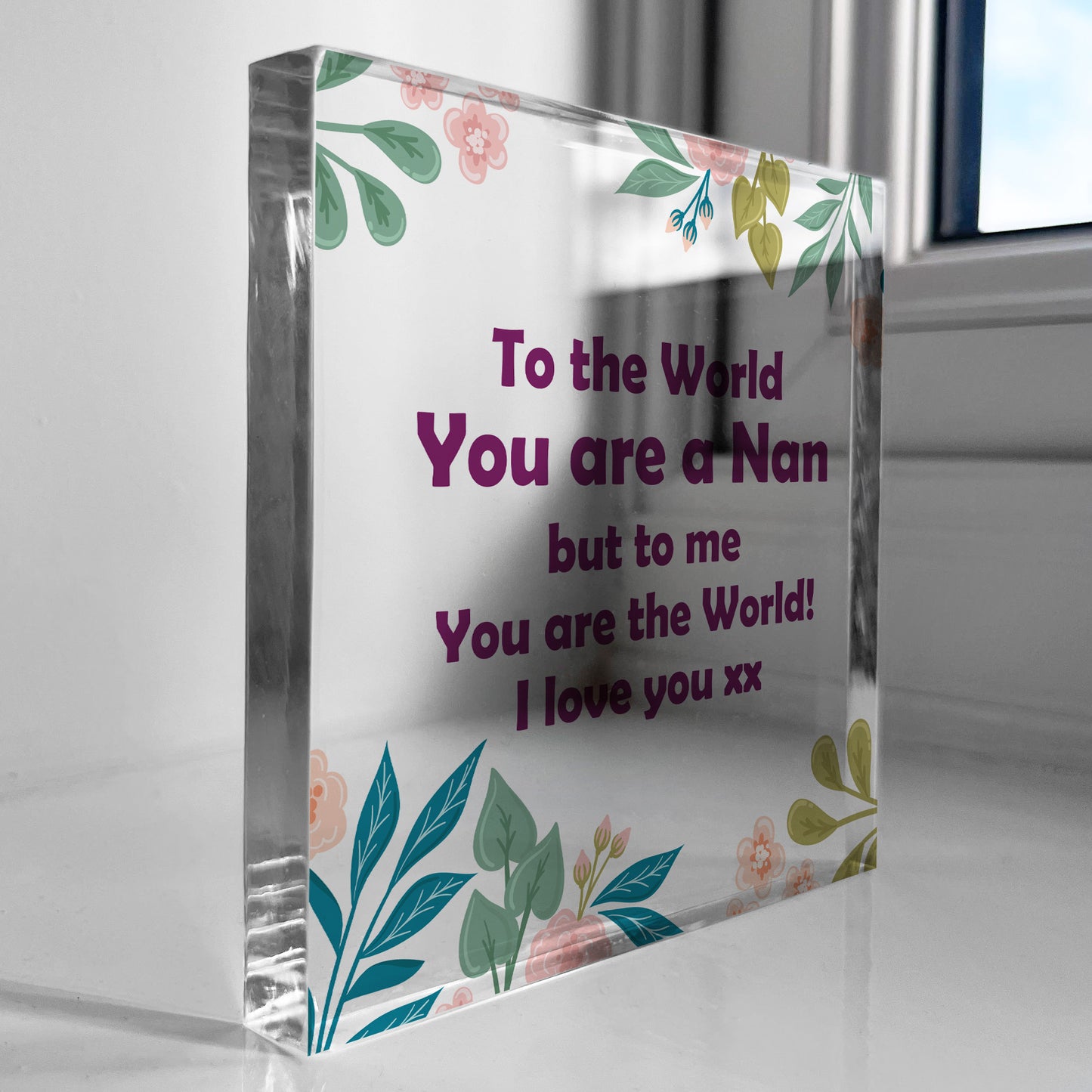 Nan Gifts Acrylic Block Special Nan Gifts For Christmas Birthday