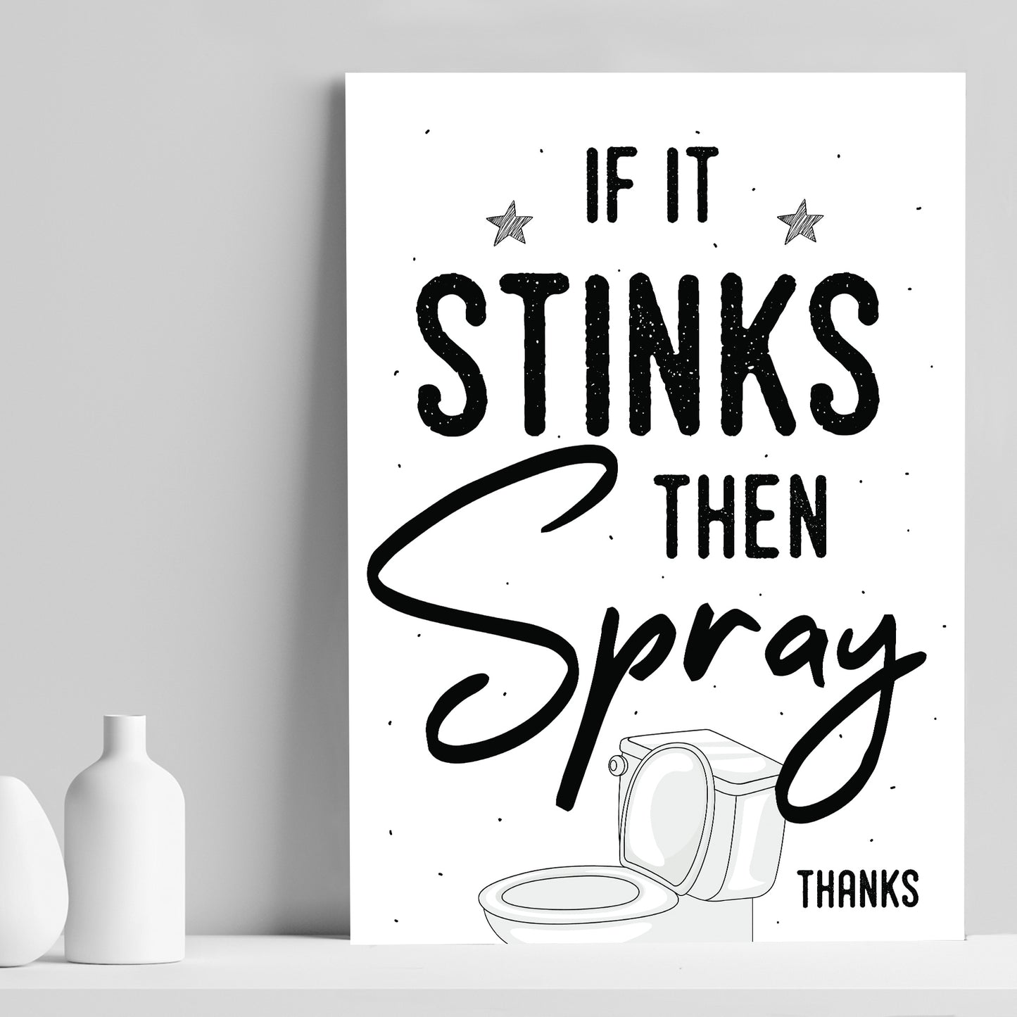 Funny Toilet Sign Loo Sign Toilet Decor Funny Bathroom Print