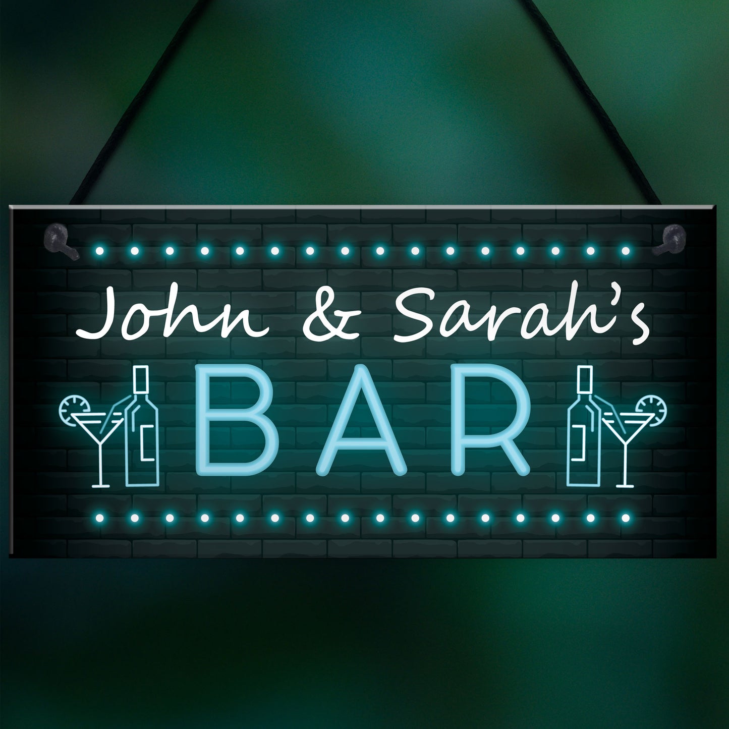 Home Pub Bar Personalised Sign Plaque For Man Cave Garden Bar