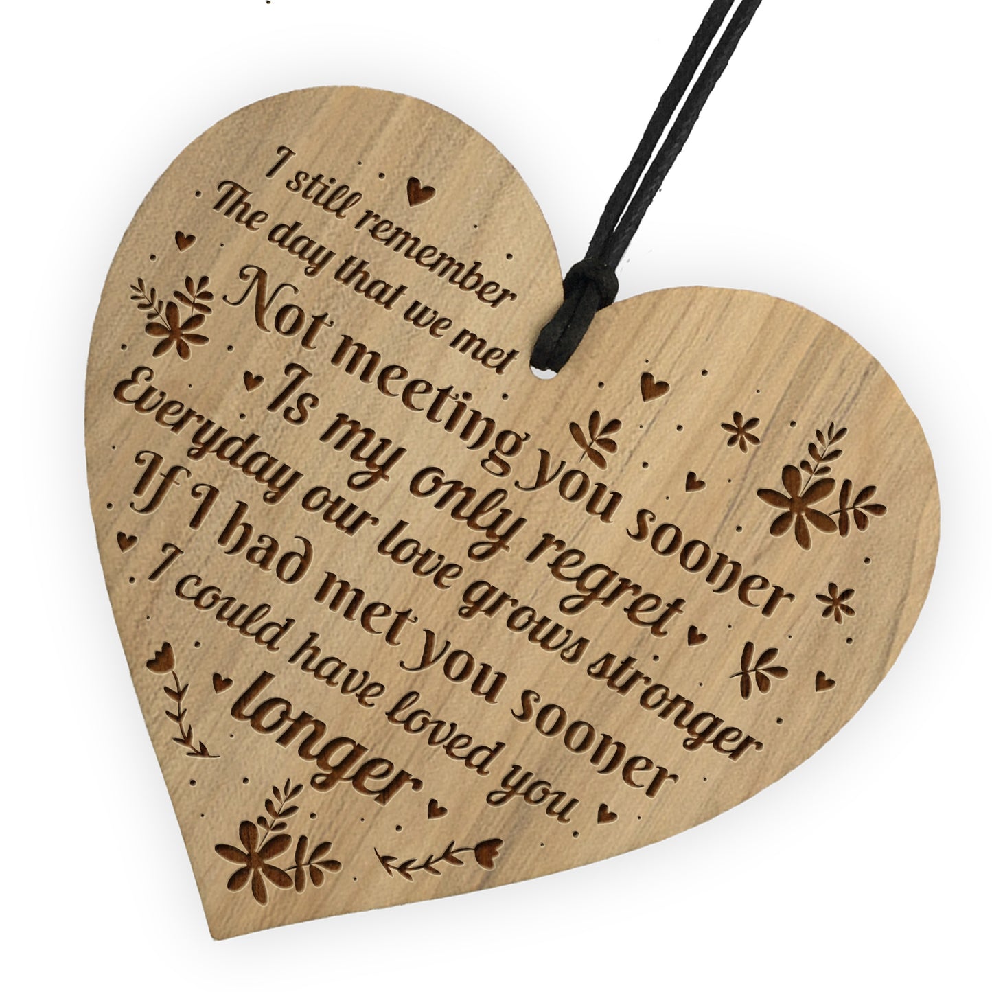 Beautiful Gift For Wife Girlfriend Engraved Heart Husband