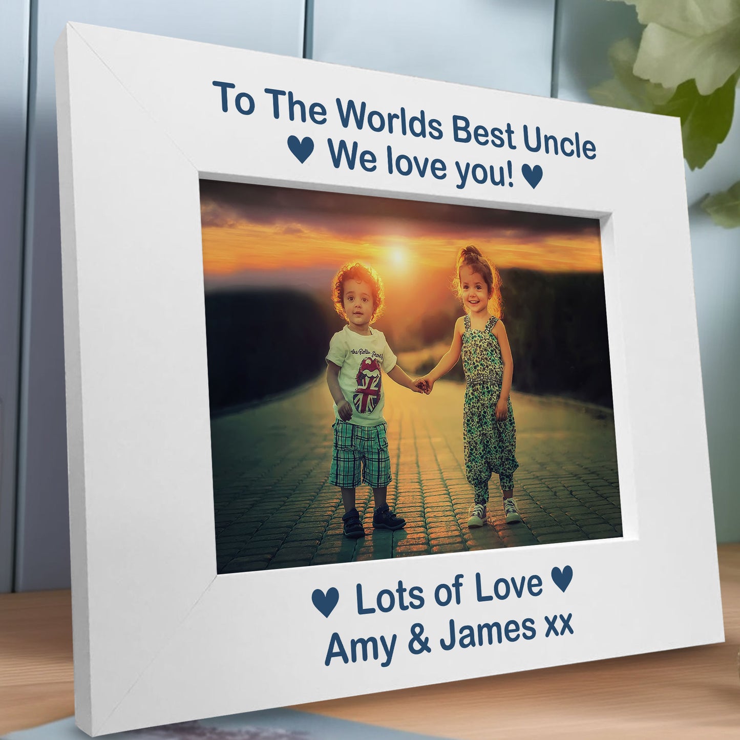 Personalised Gift For Uncle Birthday Christmas Photo Frame