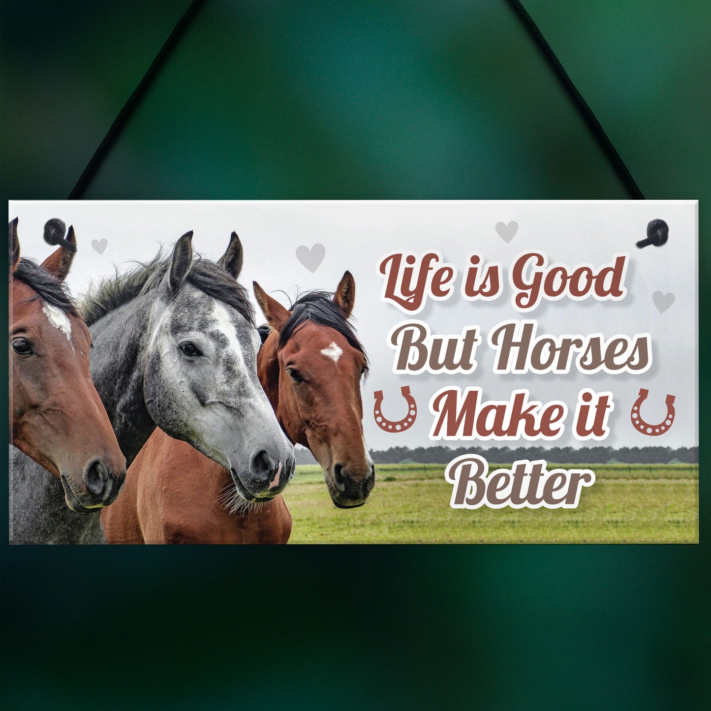 Horsey Daughter Gift For Christmas Horse Pony Stable Door Sign