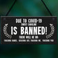 Funny Bar Sign Sweet Caroline Banned Novelty Bar Pub Garden Sign