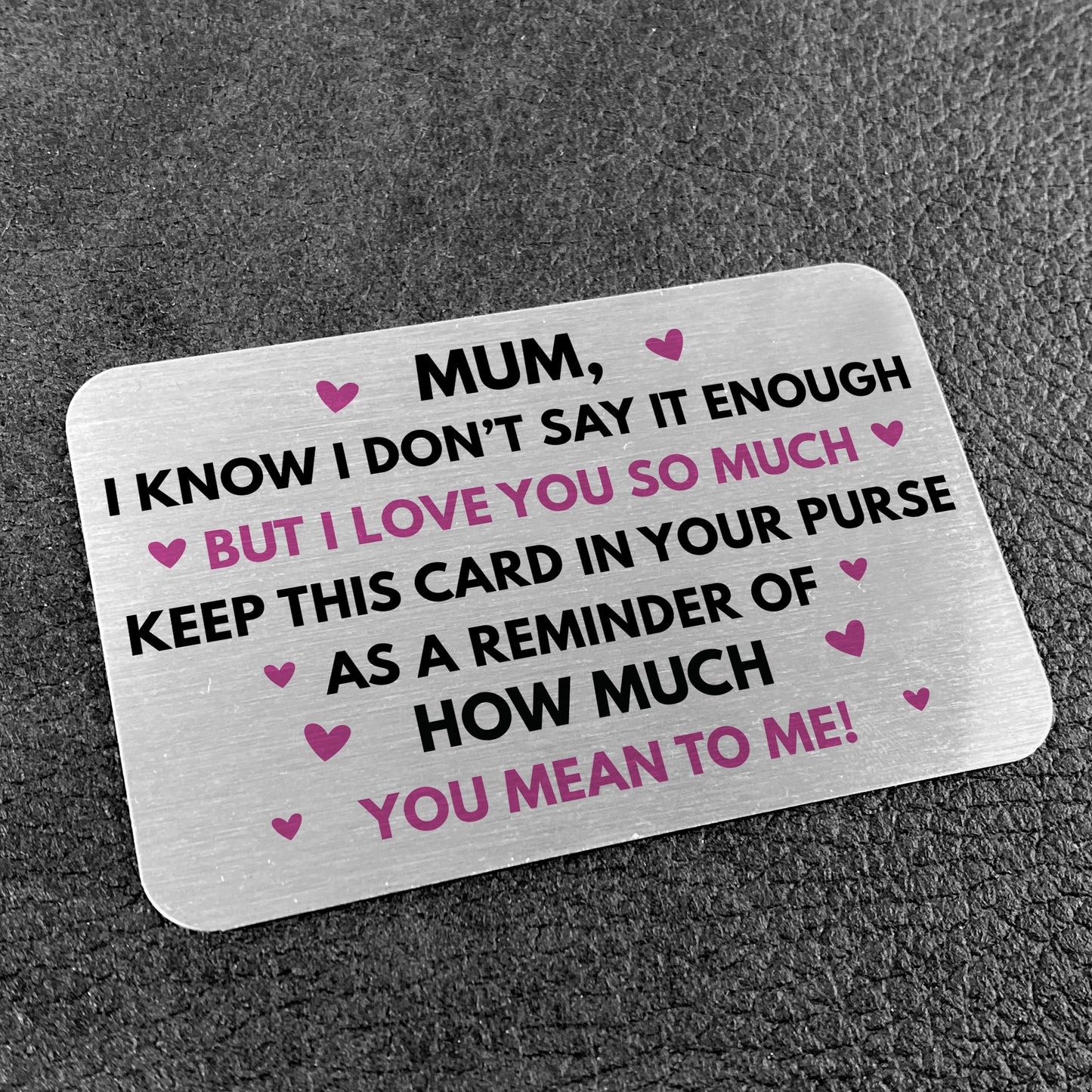 Mum Gift For Mothers Day Birthday Wallet Card Thank You Gift