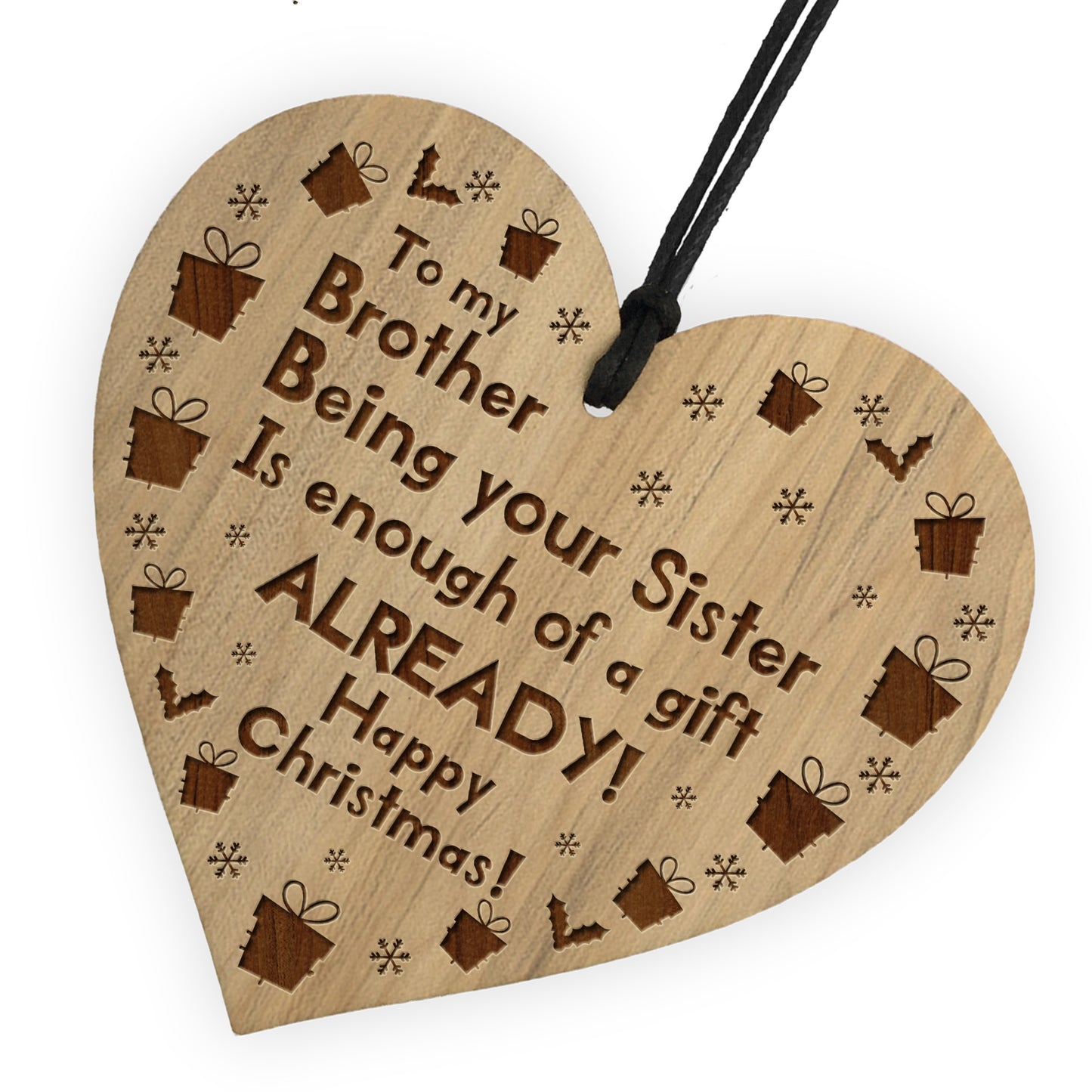 Brother Gift For Christmas Funny Hilarious Gift For Him Engraved
