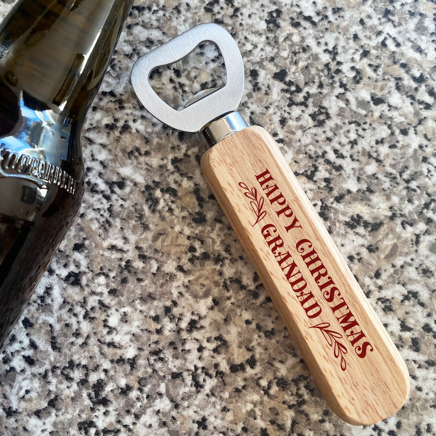 HAPPY CHRISTMAS GRANDAD Bottle Opener Christmas Gift
