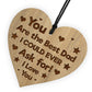 BEST DAD GIFTS Engraved Heart Dad Gift Birthday Christmas