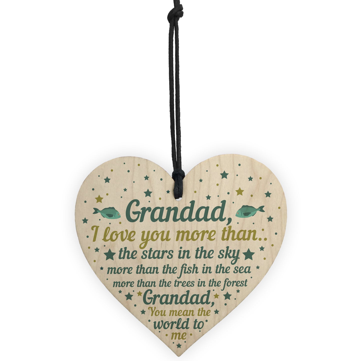 Grandad Gifts For Birthday Christmas Grandad Gifts Wood Heart