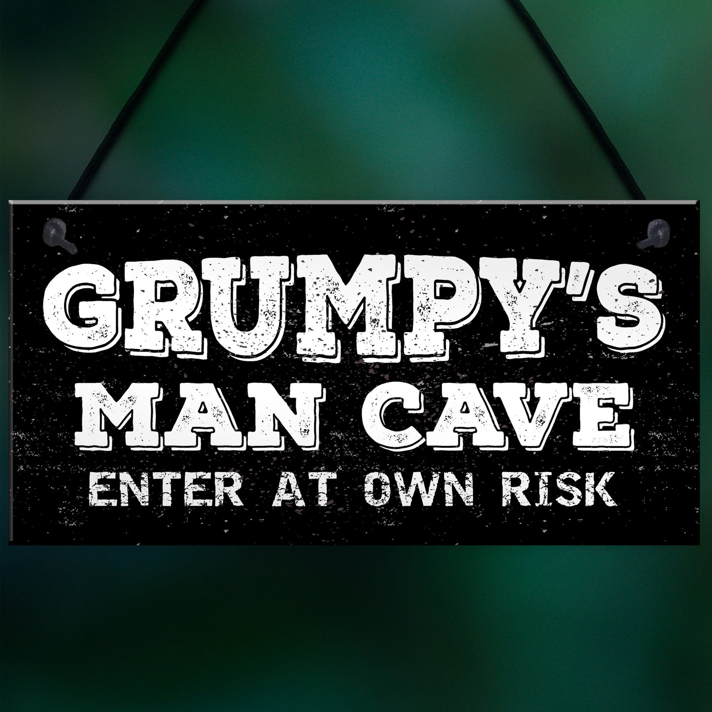Man Cave Plaque Garage Signs For Men Shed Dad Grandad Son