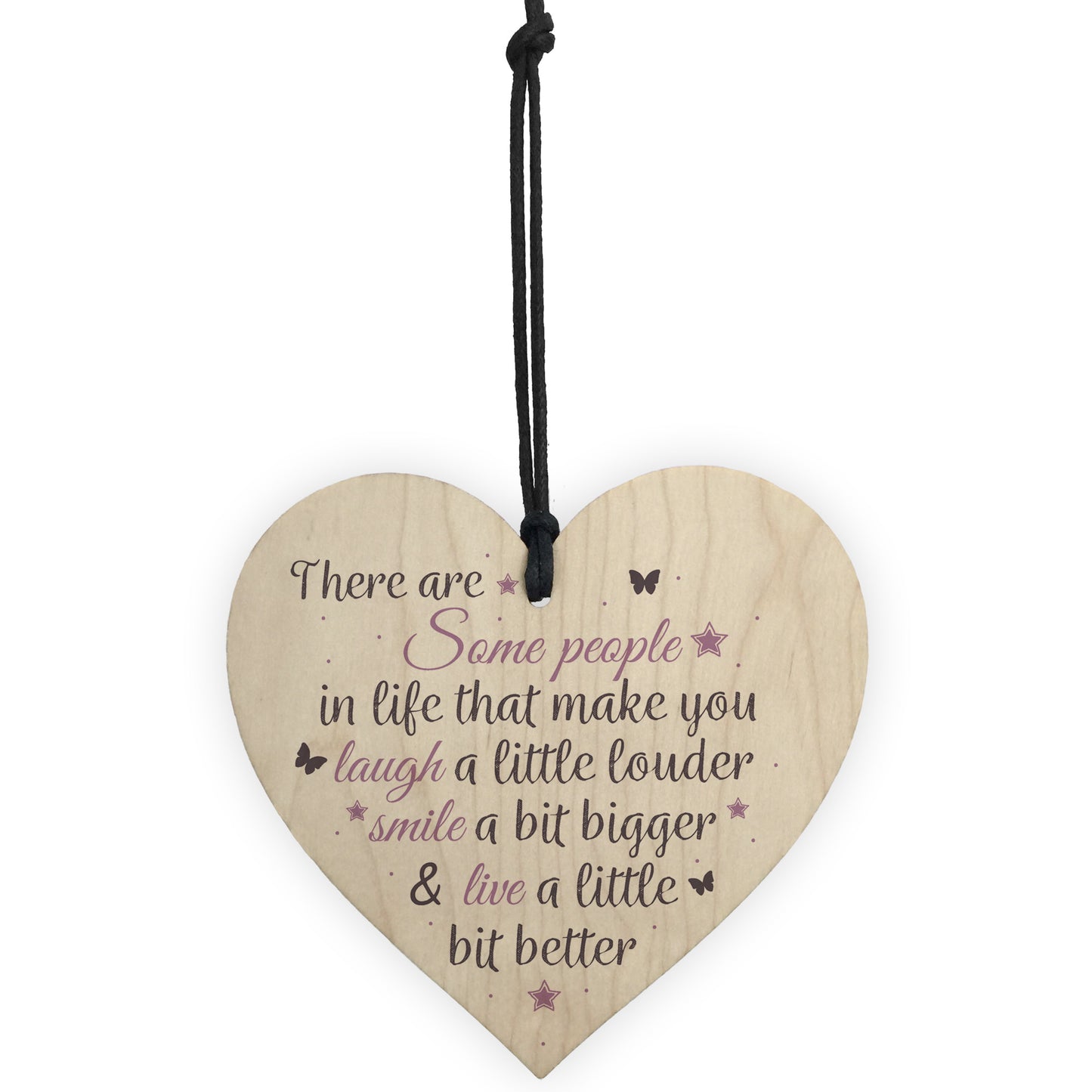 Handmade Wood Heart Plaque Best Friend Gift Special Friendship