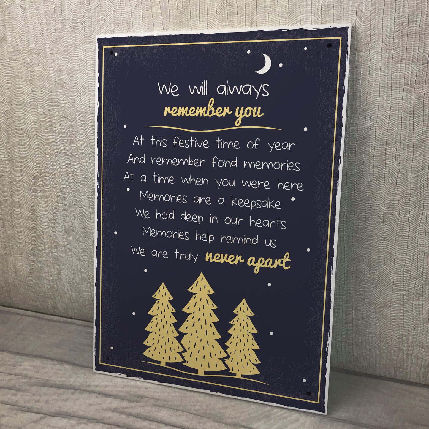 Christmas Memorial Sign Christmas Tree Decoration Nan Mum Dad