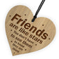 Friendship Heart Engraved Plaque Best Friend Sister Birthday