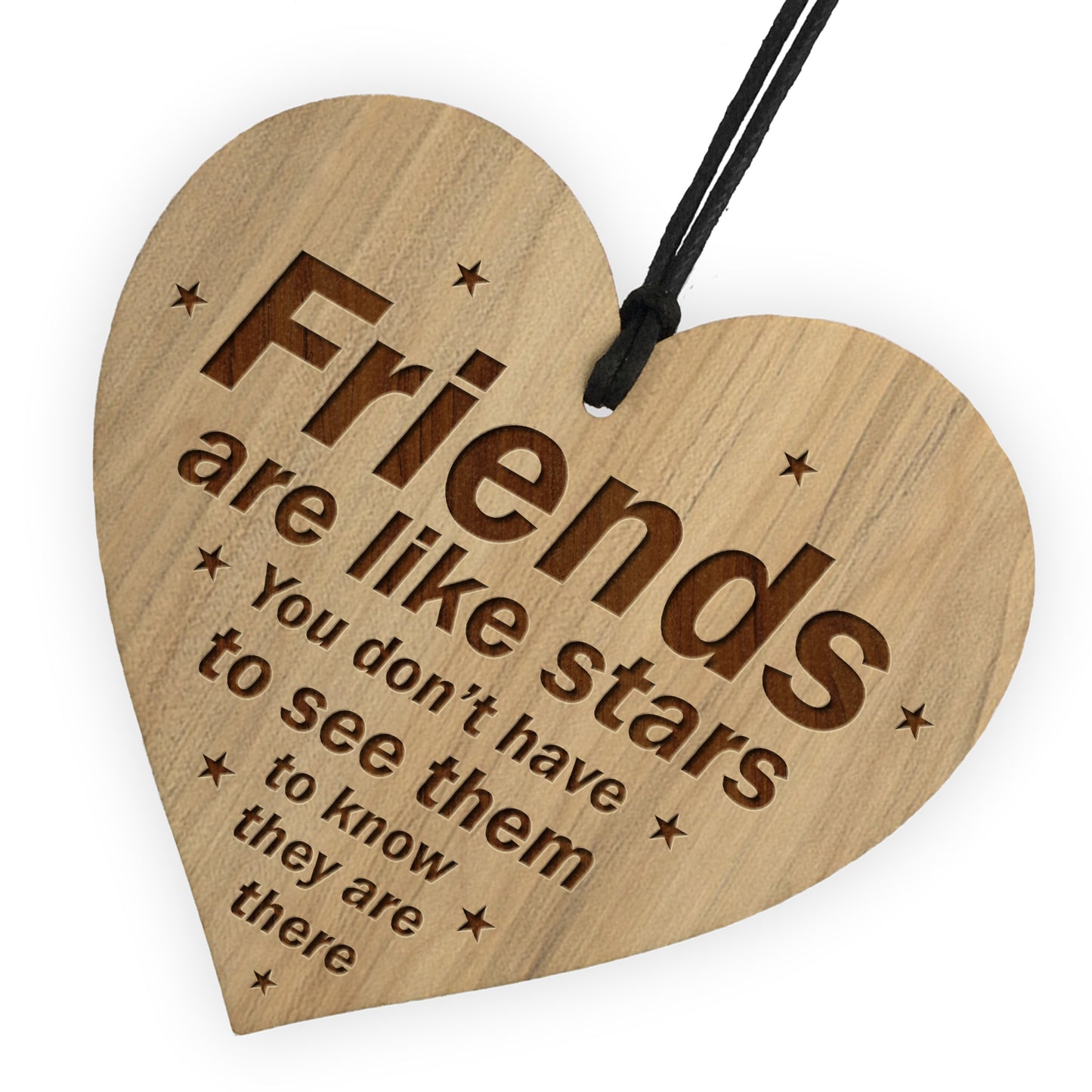 Friendship Heart Engraved Plaque Best Friend Sister Birthday