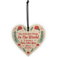 Best Nan Gifts For Christmas Wood Heart Tree Decoration Gifts