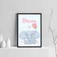 Animal Nursery Print For Girls Boys Bedroom Decor Nursery Art