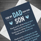 Fathers Day Card for Dad From Son Adorable Fathers Day Card
