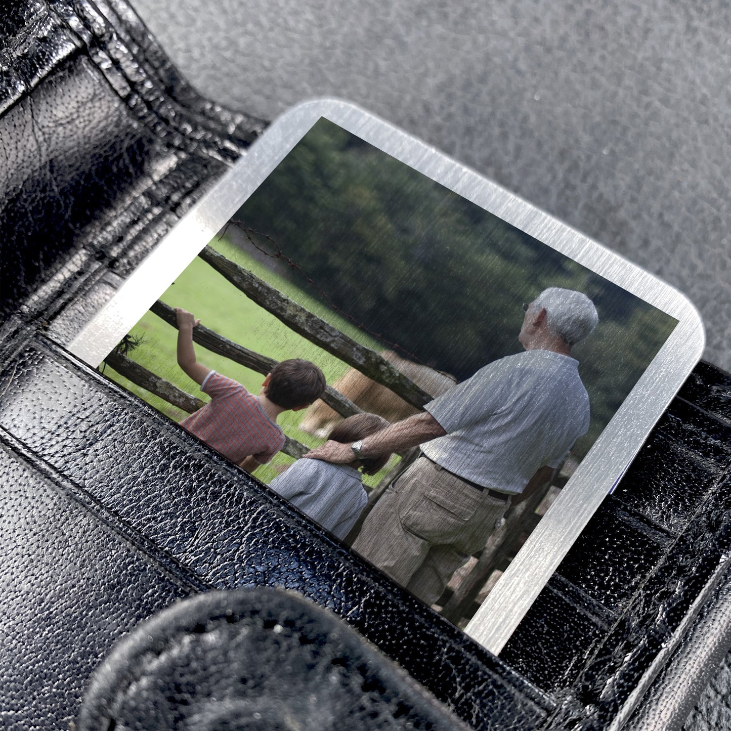 Novelty Gift For Grandad Personalised Photo Wallet Card Birthday