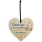 Thank You Gift For Colleague Wood Heart Gift For Nurse Teacher