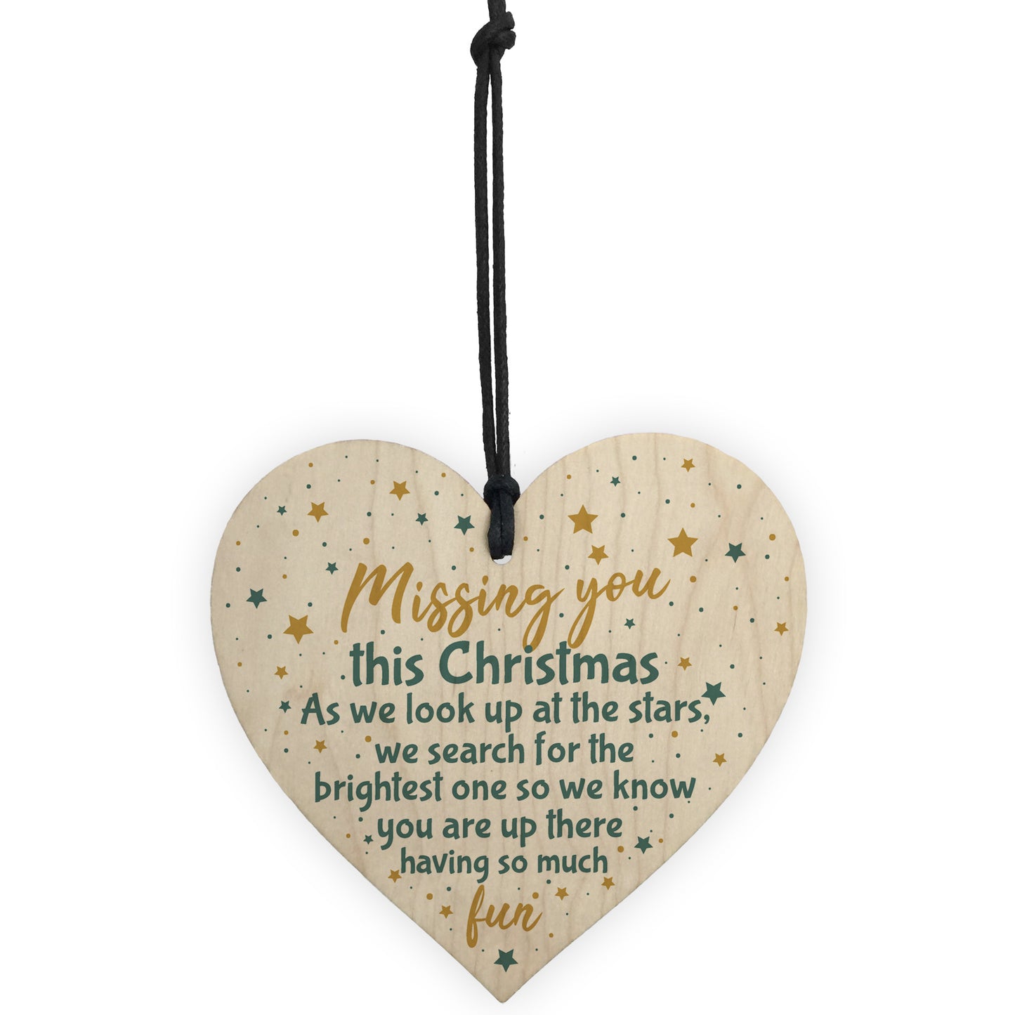 Memorial Christmas Tree Decoration Mum Dad Grandad Grandma Sign
