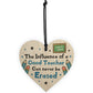 Gift For Teacher Plaque Thank You Gifts Wood Heart Leaving Gift