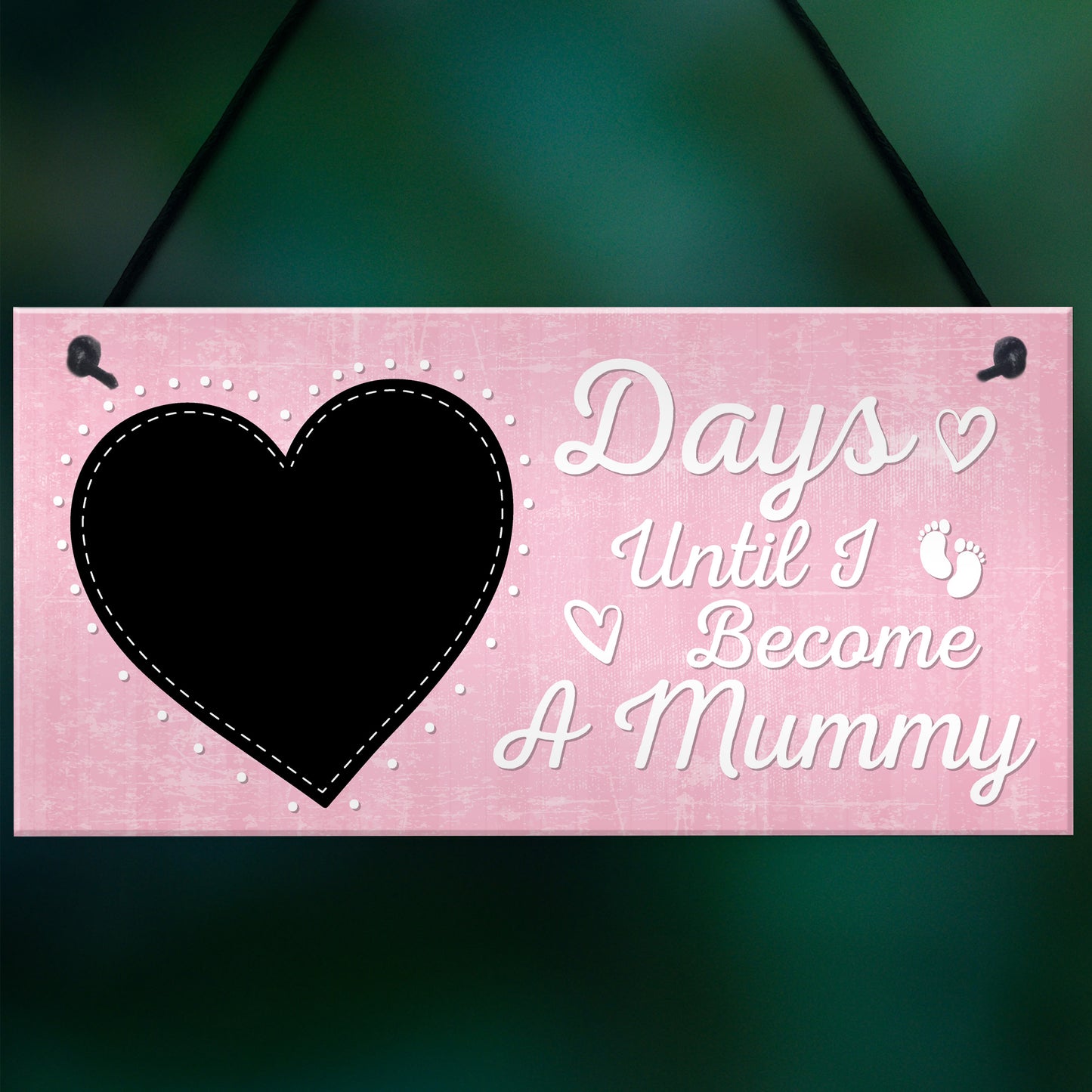 Baby Countdown Sign Mum Mummy Daddy Grandparents Baby