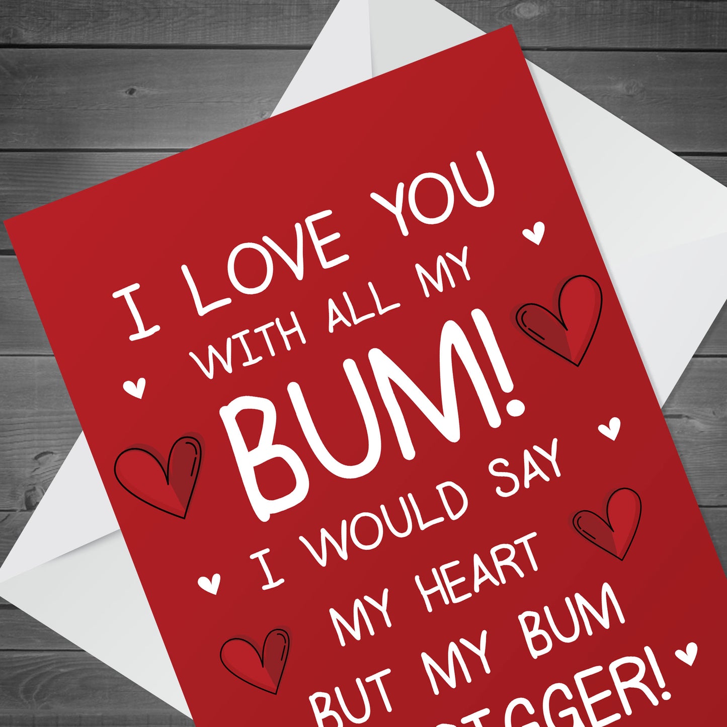 FUNNY Husband Boyfriend Anniversary Birthday Card Rude Card