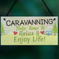 Caravan Sign Caravan Accessory Novelty Plaque Camping Sign